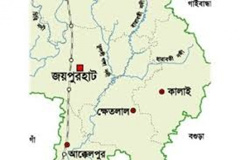 জয়পুরহাটে ট্রাক উল্টে শ্রমিক নিহত