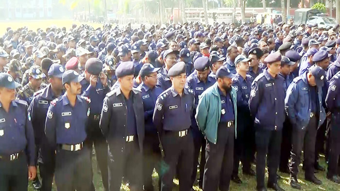 নড়াইলে নির্বাচনে দায়িত্ব পালন করবে ৮৭৮ পুলিশ সদস্য