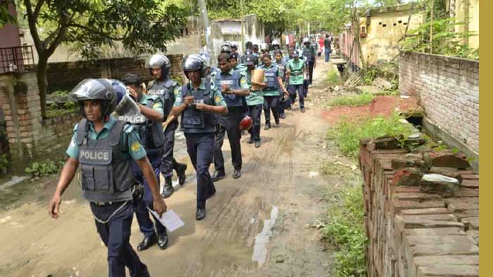 রাজশাহীতে পুলিশের সাঁড়াশি অভিযান