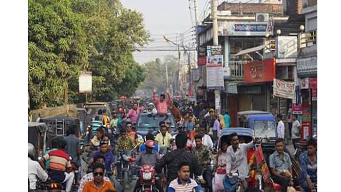 ঝিনাইদহে আওয়ামী লীগের মোটরসাইকেল র‍্যালি