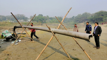 দোহারের লটাখোলা খালে বালু উত্তোলন বন্ধ