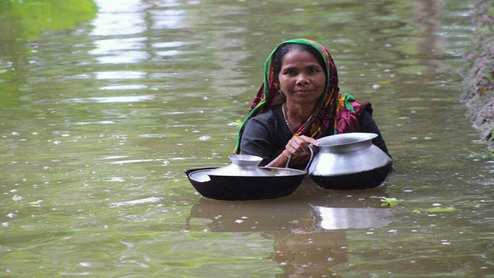 কুড়িগ্রামে বন্যা পরিস্থিতির অবনতি,বিশুদ্ধ পানির সংকট