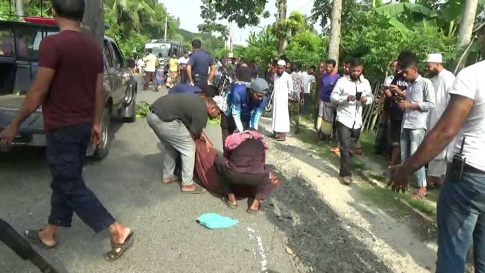 বাগেরহাটে বাসের ধাক্কায় নিহত ২