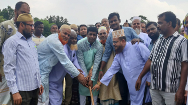 আশুলিয়ায় মসজিদে বেলাল এর ভিত্তি প্রস্থর স্থাপন