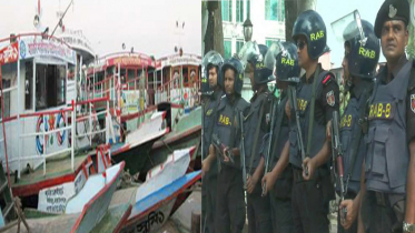 ভোলায় অভ্যন্তরীণ বাস ও লঞ্চ চলাচল বন্ধ, নিরাপত্তা জোরদার