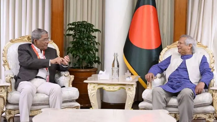 প্রধান উপদেষ্টার সঙ্গে আলোচনায় সন্তুষ্ট নয় বিএনপি