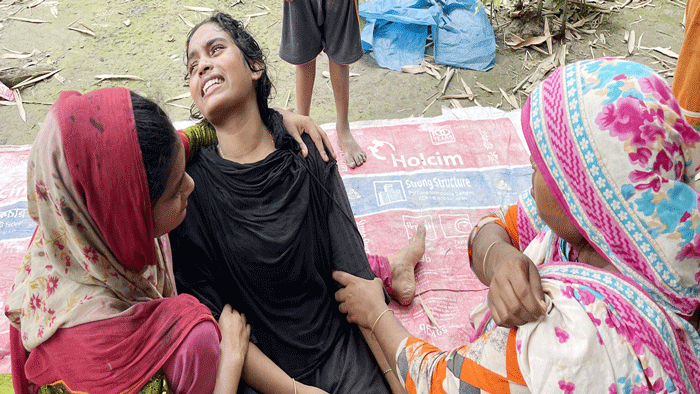 নিহতের স্বজনের আহাজারি