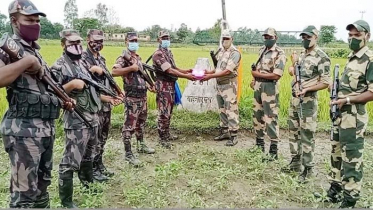 বিজিবি-বিএসএফ ঈদের শুভেচ্ছা বিনিময়