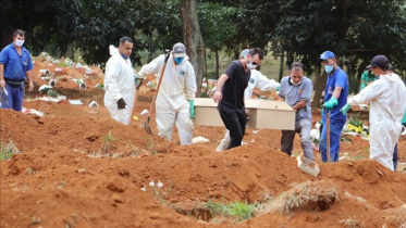 ব্রাজিলে আক্রান্ত ১৫ লাখ, মৃত্যু ৬২ হাজার ছুঁই ছুঁই