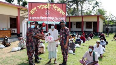 শ্রীমঙ্গলে বিজিবি উদ্যোগে ৮০০ পরিবারে খাদ্য সামগ্রী বিতরণ