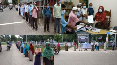 চুয়াডাঙ্গায় টাইম স্কেল কর্তনের প্রতিবাদ শিক্ষকদের 