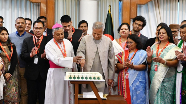 বড়দিন উপলক্ষ্যে প্রধান উপদেষ্টার শুভেচ্ছা বিনিময়