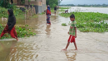 সুনামগঞ্জের ৫ উপজেলার নিম্নাঞ্চল প্লাবিত