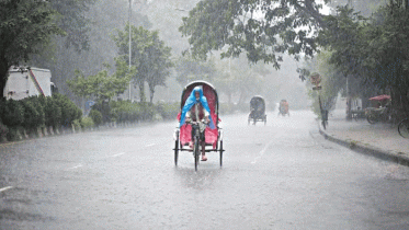 মৌসুমি বায়ুর প্রভাবে সারা দেশে ঝুম বৃষ্টি