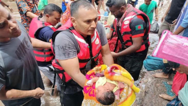 বন্যার্ত ৭৭৯ জনকে উদ্ধার করেছে ফায়ার সার্ভিস