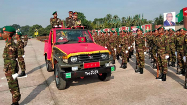 ইনফ্যান্ট্রি রেজিমেন্টের সমাপনী কুচকাওয়াজ রাজশাহীতে অনুষ্ঠিত