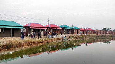 লাল-সবুজ ‘স্বপ্ন নীড়ে’ আশ্রয় পাবে ১৩০ গৃহহীন পরিবার