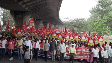 পেঁয়াজের নায্য দাম পেতে মহারাষ্ট্রের কৃষকদের লংমার্চ