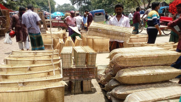 ধামইরহাটে মাছ ধরার ফাঁদ কেনা-বেচার ধুম