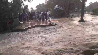 শেরপুরে বন্যা পরিস্থিতির অবনতি, নতুন এলাকা প্লাবিত