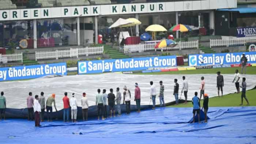 কানপুর টেস্টে দ্বিতীয় দিনের খেলা পরিত্যক্ত