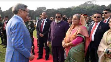 বিজয় দিবসে বঙ্গভবনে রাষ্ট্রপতির সংবর্ধনা