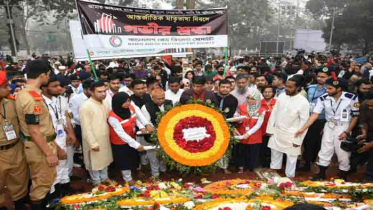 ভাষা শহীদদের প্রতি রেড ক্রিসেন্টের বিনম্র শ্রদ্ধা