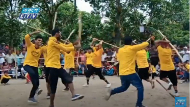 বিলীন হওয়ার পথে ঐতিহ্যবাহী লাঠিখেলা (ভিডিও)