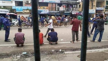 সুনামগঞ্জে স্বাস্থ্যবিধি না মানায় এ্যাকশনে পুলিশ