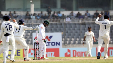 ২৩১ রানে অলআউট বাংলাদেশ, ভারতের সামনে টার্গেট ১৪৫ রান