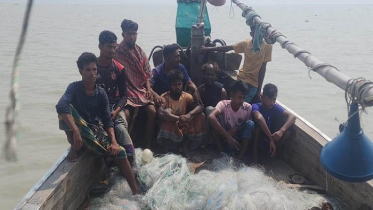 ভোলায় মা ইলিশ শিকারের দায়ে ১৯ জেলে আটক