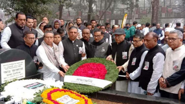 ভাষা শহীদদের কবরে শ্রদ্ধা জানিয়েছে আওয়ামী লীগ